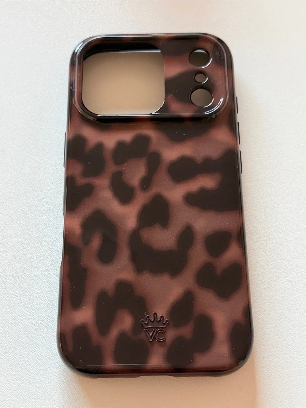 Leopard Print Brown iPhone 17 Pro Case